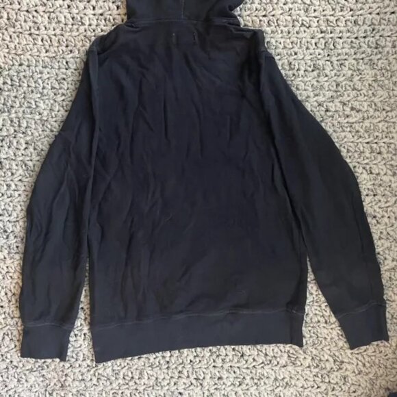 Small Black Subtle Grunge Sweatshirt Hoodie - Picture 3 of 4